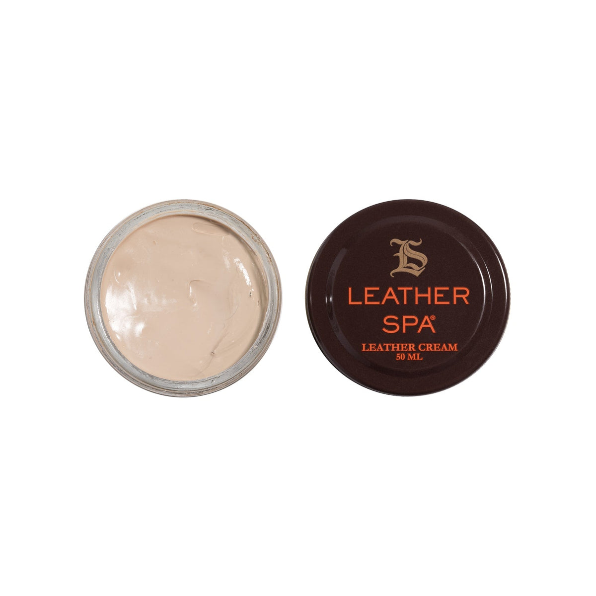 Bruno Magli Leather Spa Leather Cream - Cream