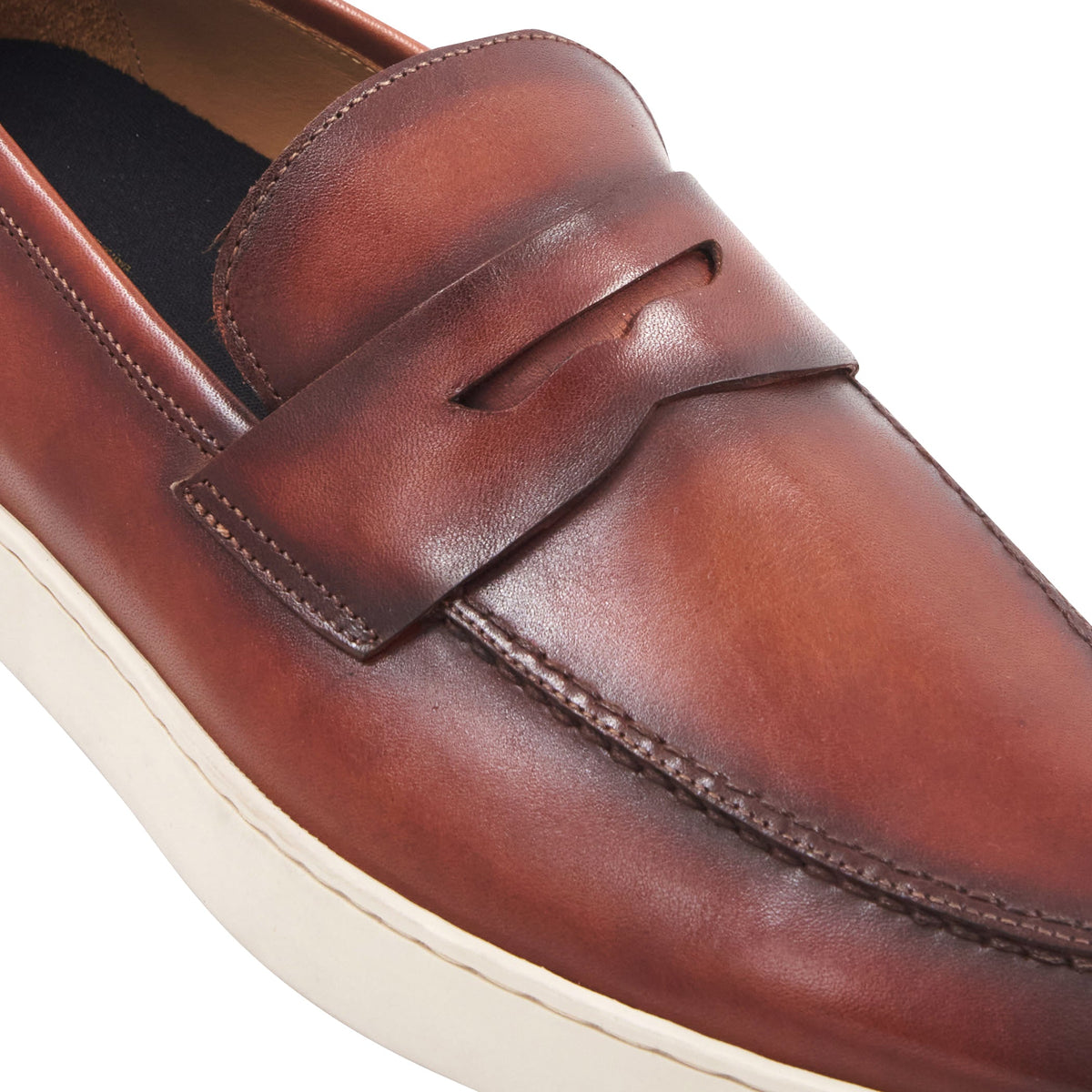 Bruno Magli Prato Cognac/White