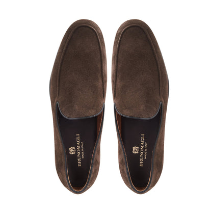 Bruno Magli Sonny Dark Brown Suede