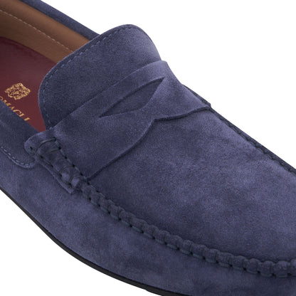 Bruno Magli Taranto Light Blue Suede