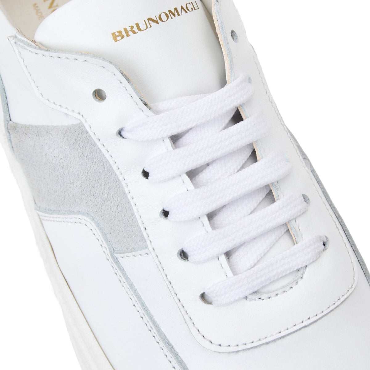 Bruno Magli Ponza White/Ice Suede