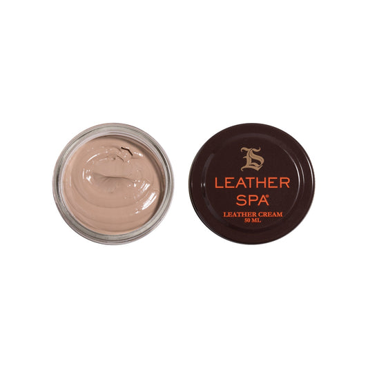 Bruno Magli Leather Spa Leather Cream - Beige