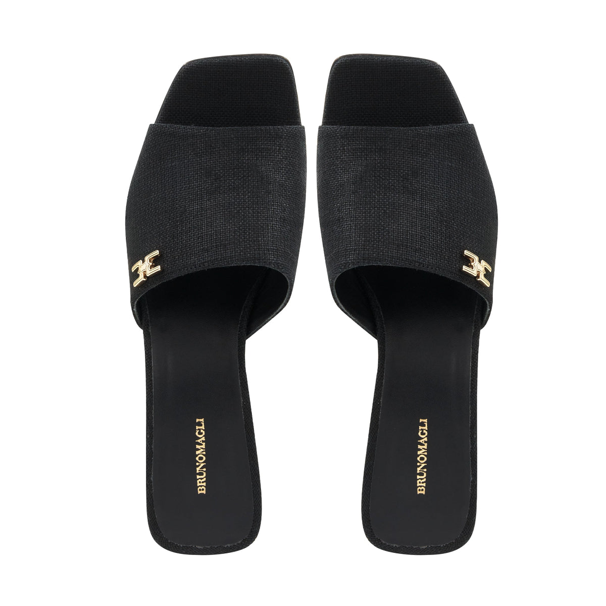 Bruno Magli Alessandra Black Linen