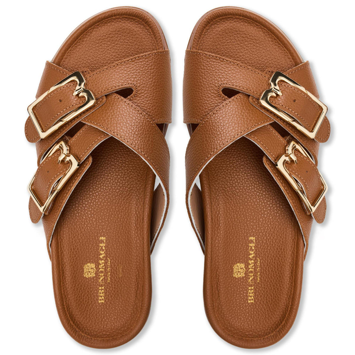 Bruno Magli Genesis Cognac Tumbled