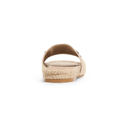 Bruno Magli Sabina Natural Raffia/White