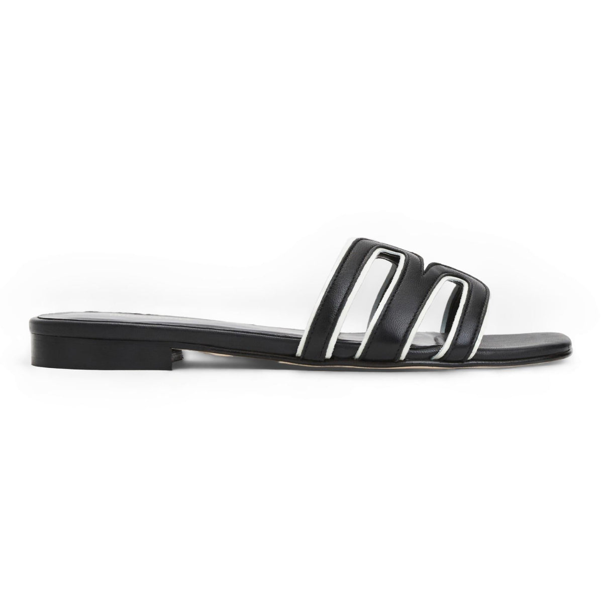 Bruno Magli Flore Black Nappa/Bone