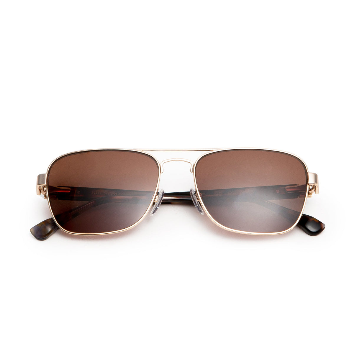 Bruno Magli Sole Aviator Sunglasses - Gold